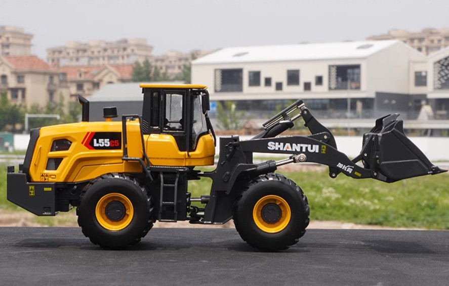 1:35 24CM SHANTUI L55-C5 Loader Construction Equipment Machine Diecast Model