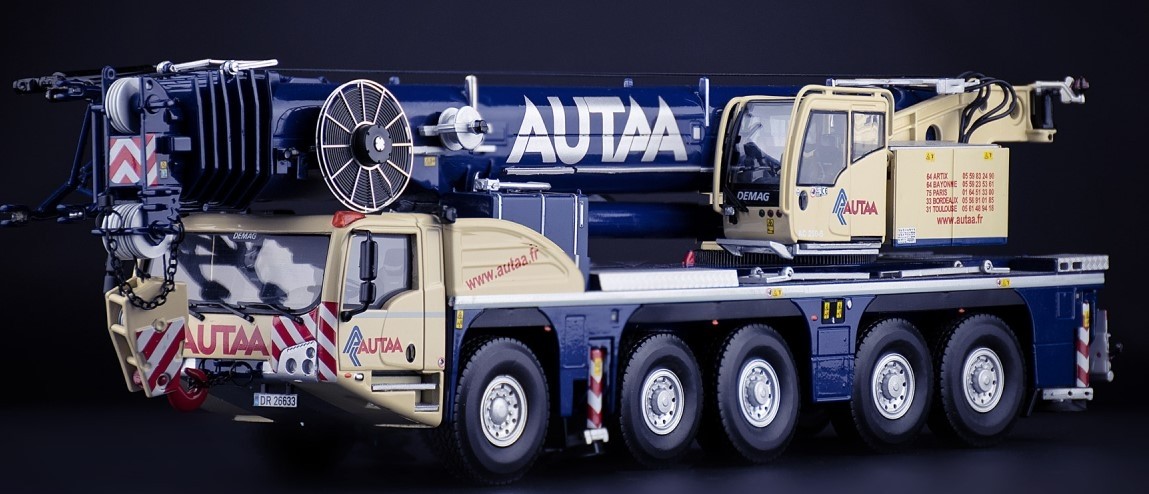IMC MODELS – AUTAA carrier color crane – DEMAG AC250-5 – 1/50 …