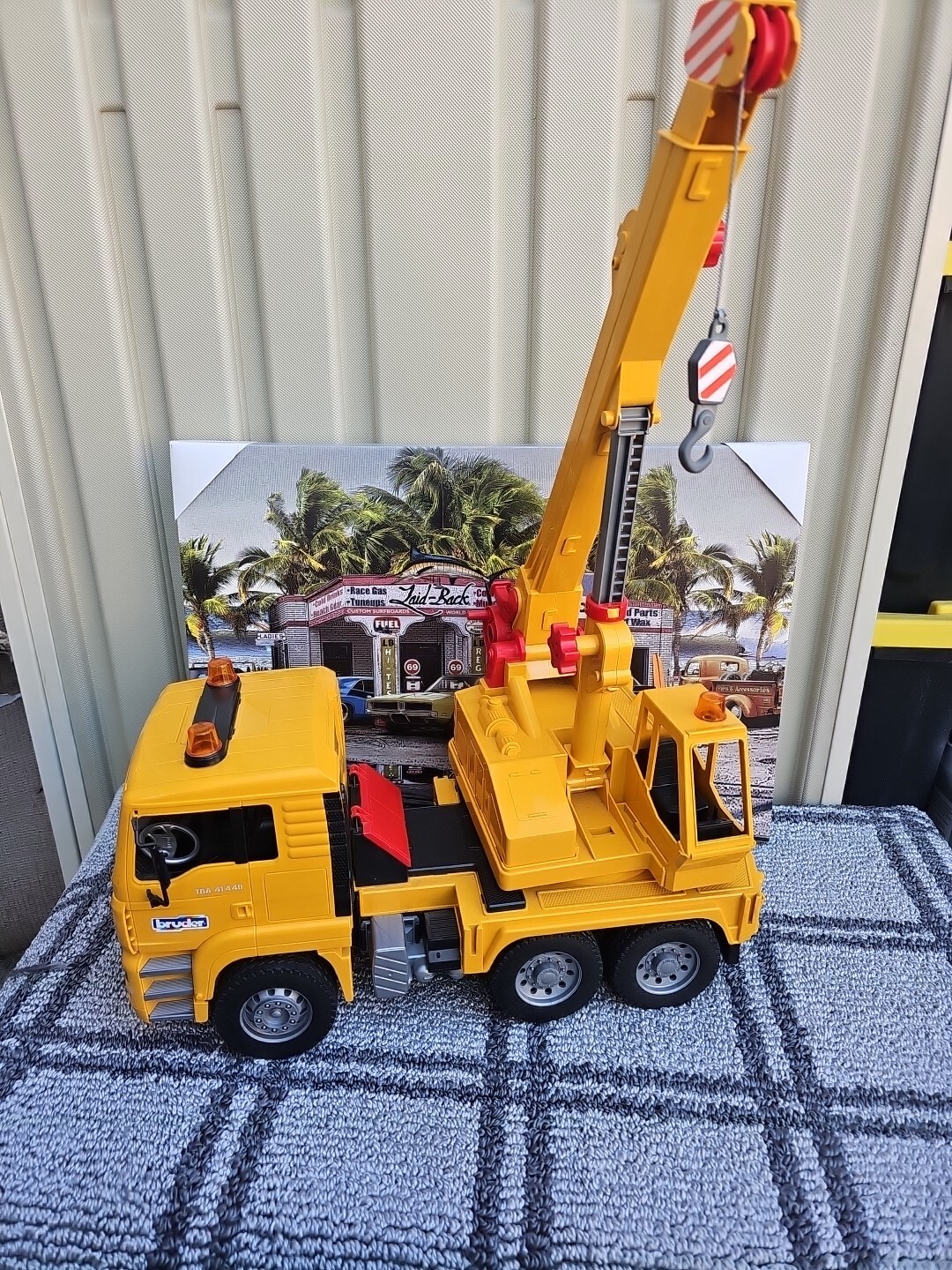 Bruder MAN TGA CRANE TRUCK Collection Toy Car Model 1/16 1:16