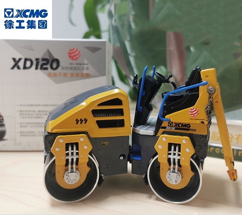 1:25 XCMG XD120 Road Roller Construction Machinery Equipment Diecast Model