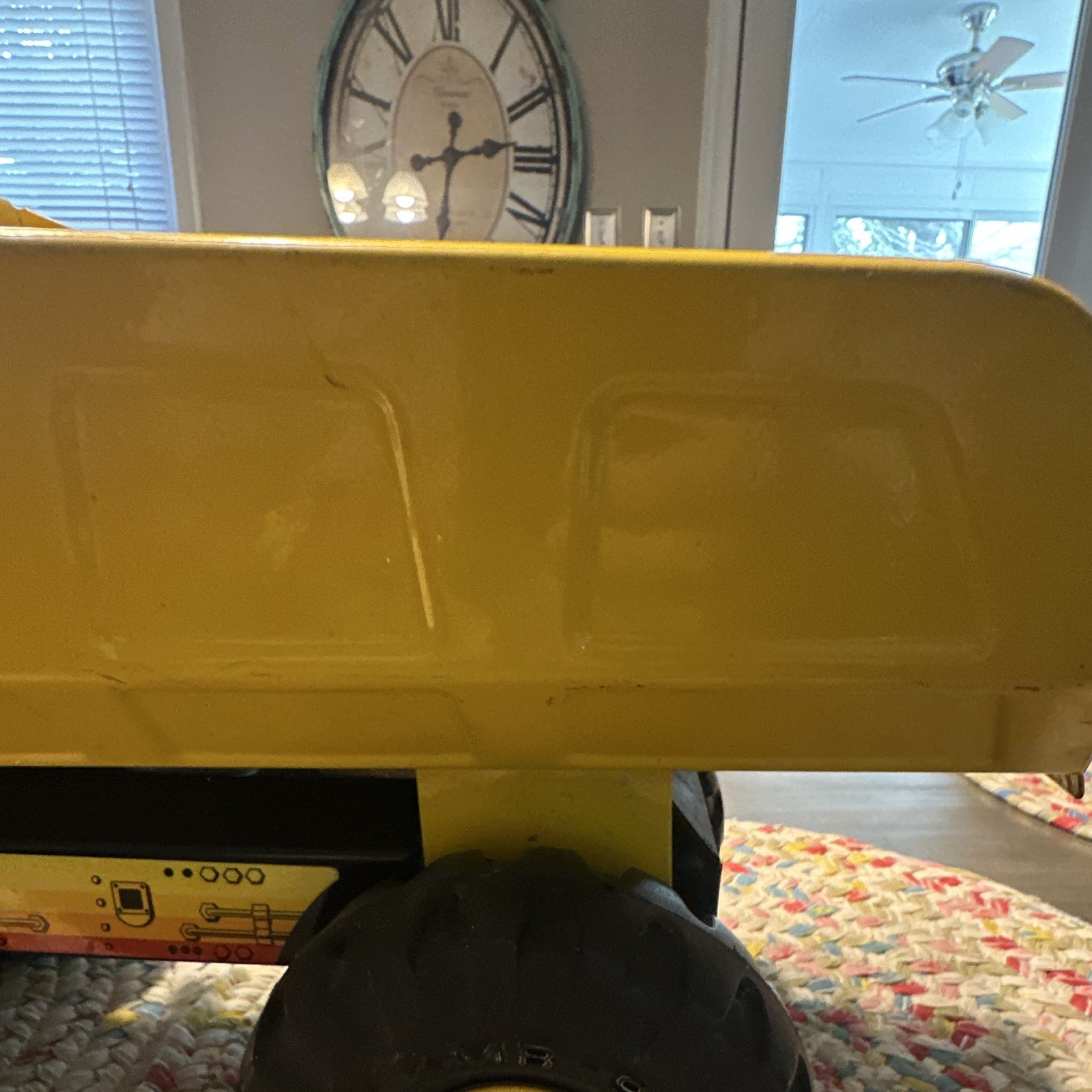 TONKA 🦺🚧🚧🚧Turbo-Diesel XMB-975 YELLOW🟨⬛️BLACK DUMP TRUCK 🛻