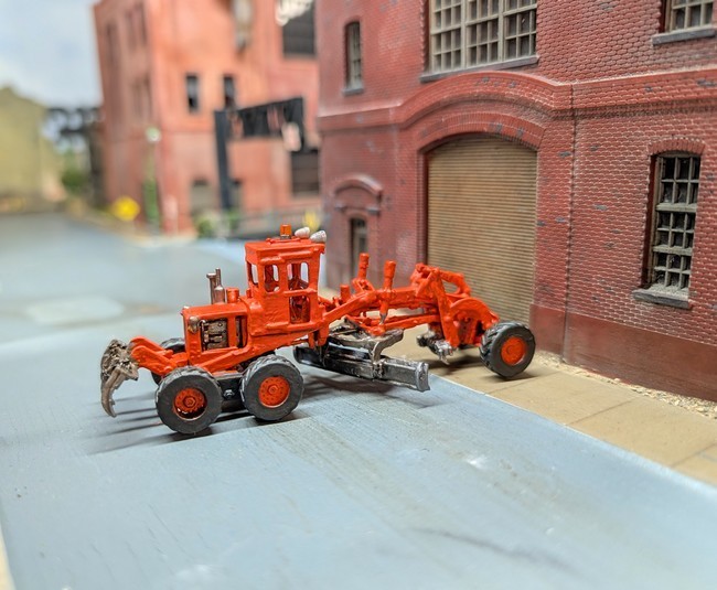 1/87 HO Scale Custom Built 1967 Galion 104H Grader, 3D Printed, Resin Model