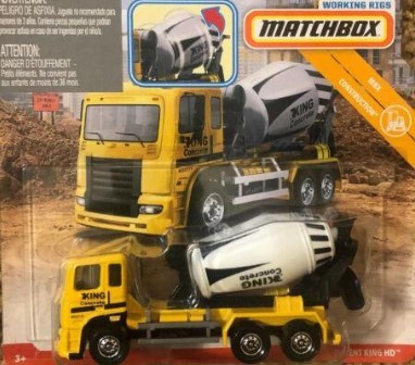 Matchbox GBL03 1:64 Diecast Working Rigs Cement King Concrete HD