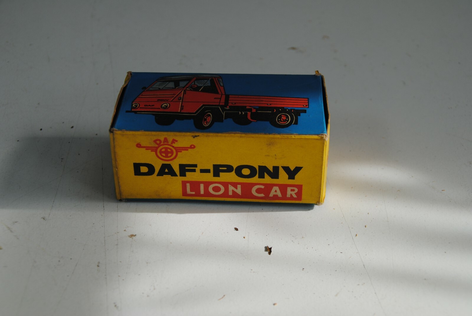 1960’s Lion Car #45 DAF Pony Truck, Red, NMIB VERY RARE DUTCH SET !