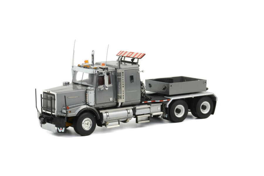 Western Star 4964 SX-1 6×4 Truck Ballast Box Silver WSI 1:50 Scale #04-1041 New