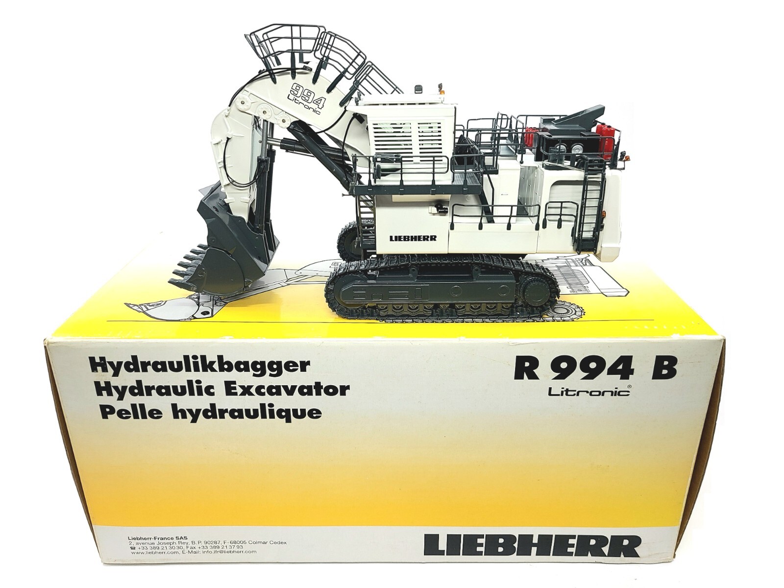 Liebherr R994B Mining Front Shovel – NZG 1:50 Scale Diecast Model #617 New
