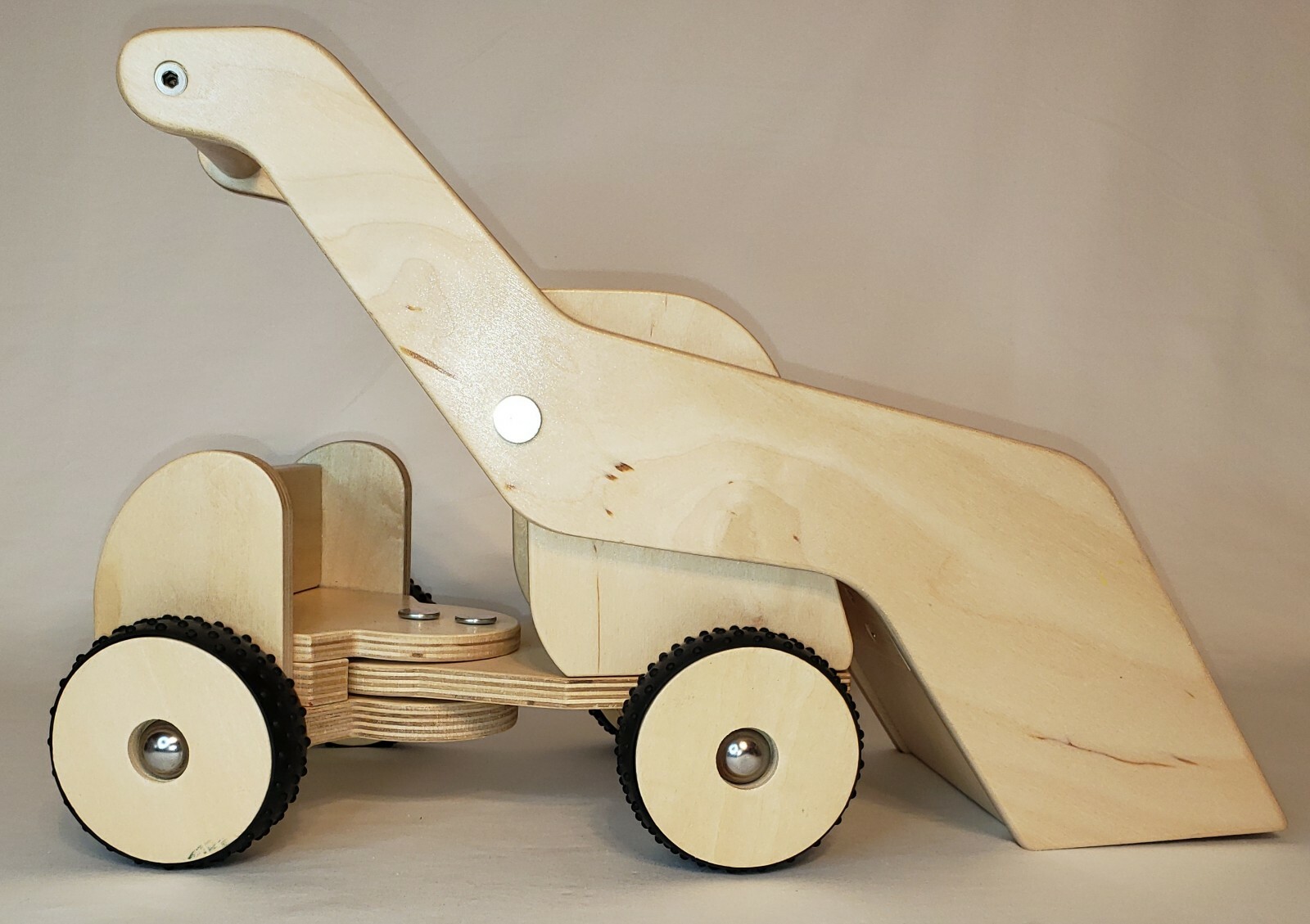 POTTERY BARN KIDS JUMBO WOODEN BULLDOZER