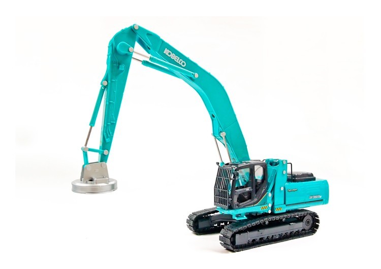 KOBELCO SK350DLC 1/43 Diecast Material Handler Lifting Magnet Japan Model