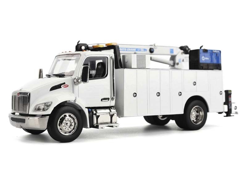 Peterbilt 536 Auto-Crane Titan85-Body HC14-Crane Work Truck w/ Miller EnPak 1:50