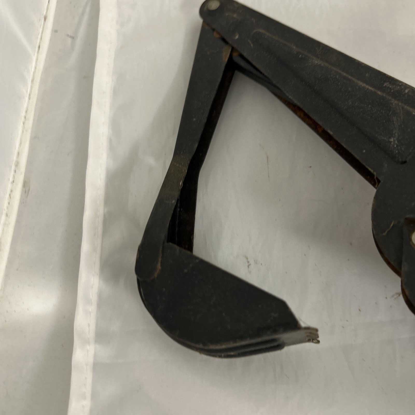 Vintage Tonka Metal Track Loader Backhoe Bulldozer Black Bucket Toy