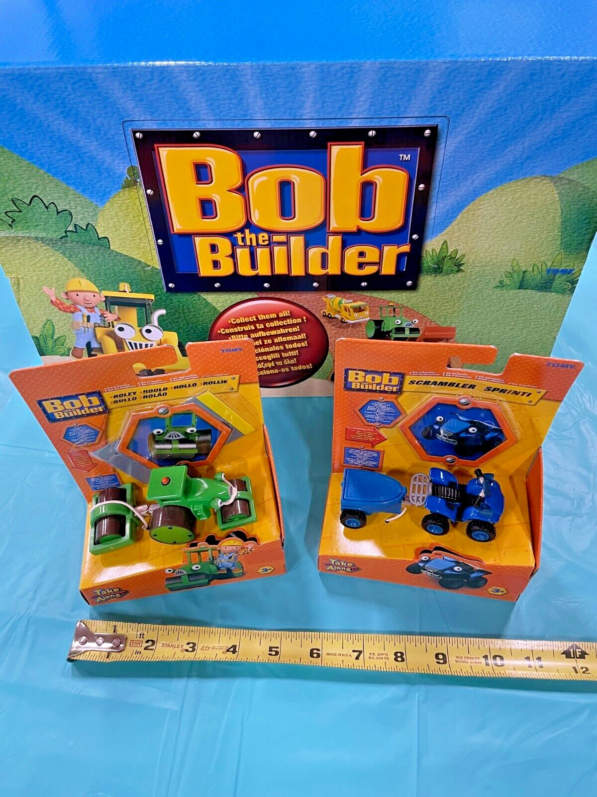 Bob the Builder Take Along ROLEY & SCRAMBLER by TOMY LC65102 & LC65105 – New