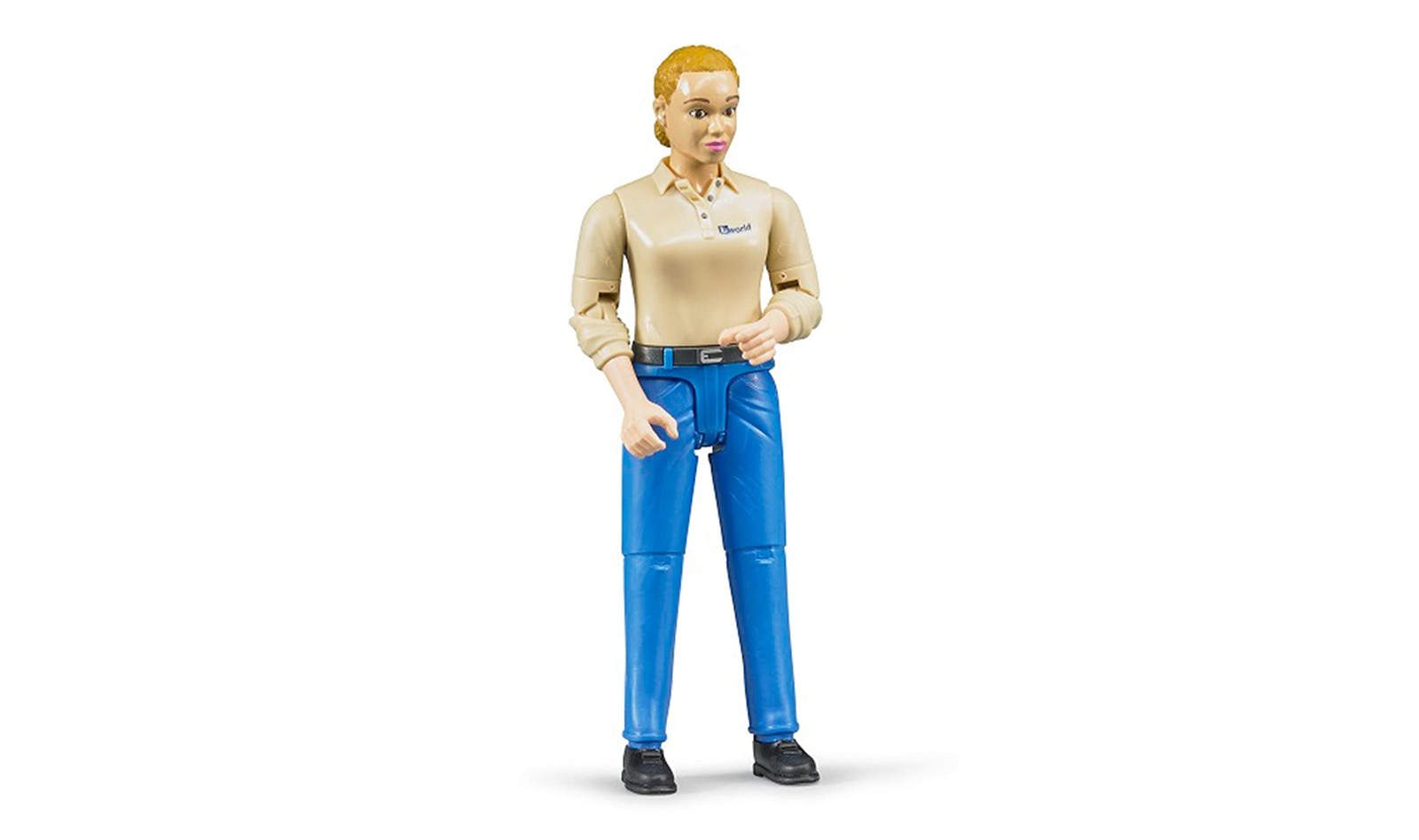 Bruder Toys – Bworld Woman Action Figure Light Skintoned and Blue Jeans with …