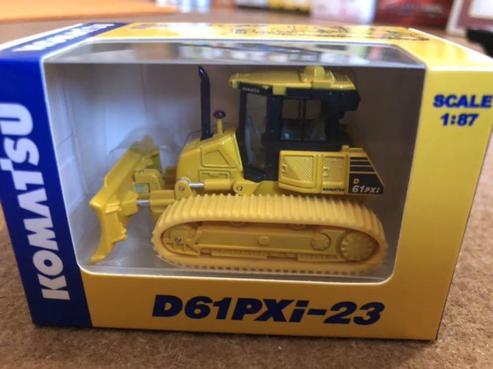 Komatsu Official Diecast Model Crawler Dozer D61PXi-23 1:87 Japan Exclusive