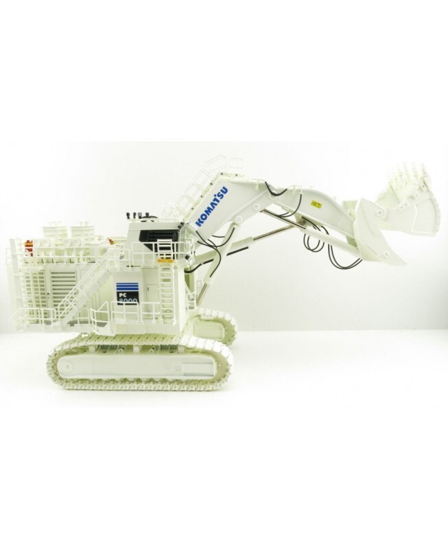 ByMo Komatsu PC8000-11 Diesel Front Shovel Loader – White – 25026-9 NEW