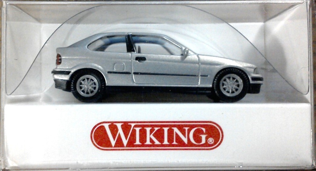 Wiking 19804 BMW 3 Compact – Silver 1/87 (plastic) MIB