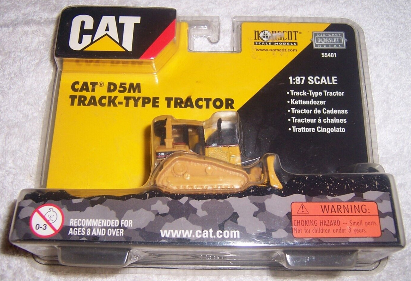 CAT D5M Track Type Tractor Norscot Scale Models 1:87 Scale 55401