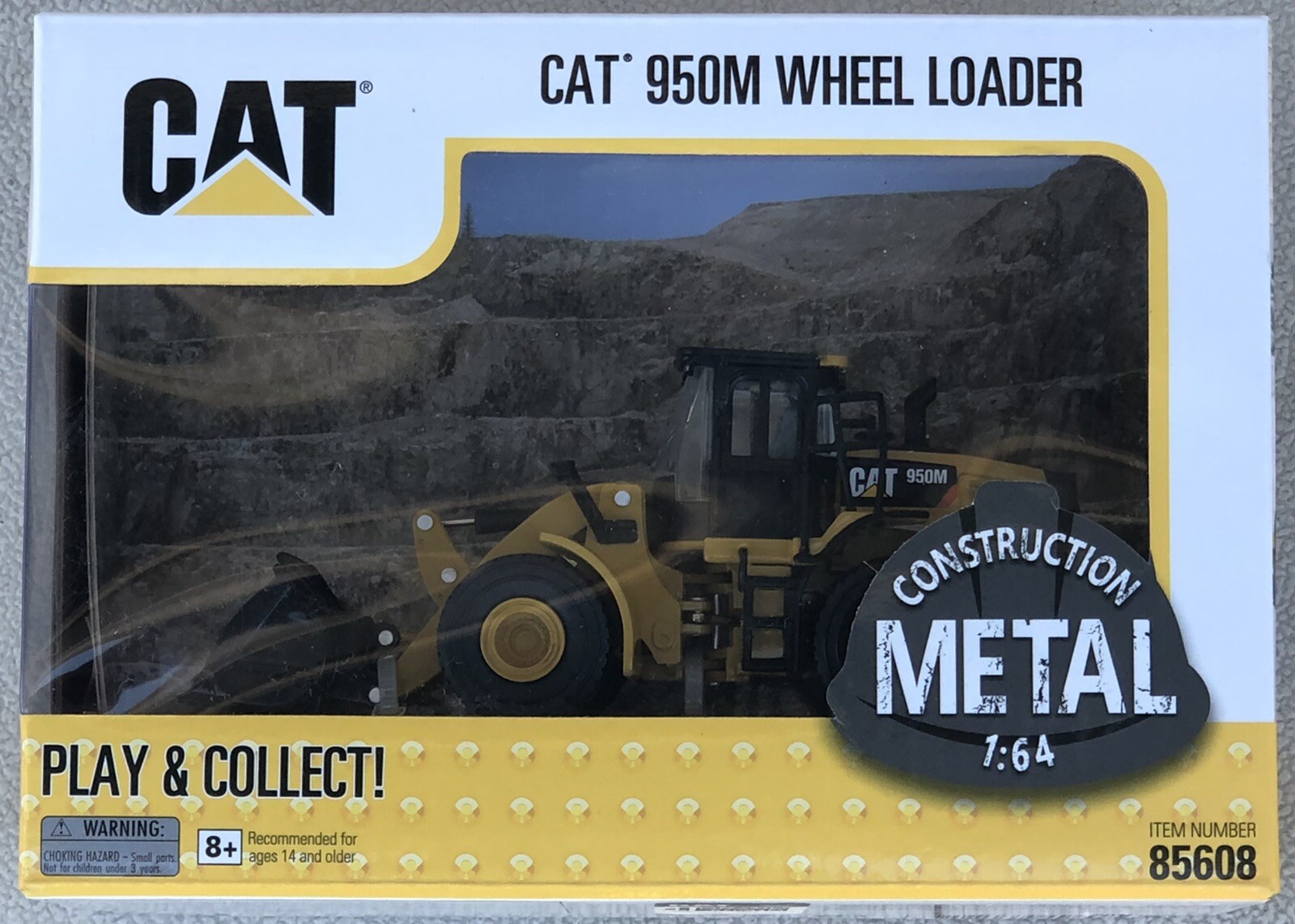CAT Caterpillar 950 M Wheel Loader 1/64, Play & Collect by Diecast Masters 85608