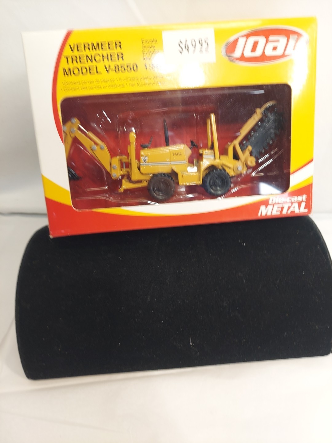 JOAL Diecast Metal Vermeer Wheel Trencher V 8550 Scale 1/50 Miniature D9