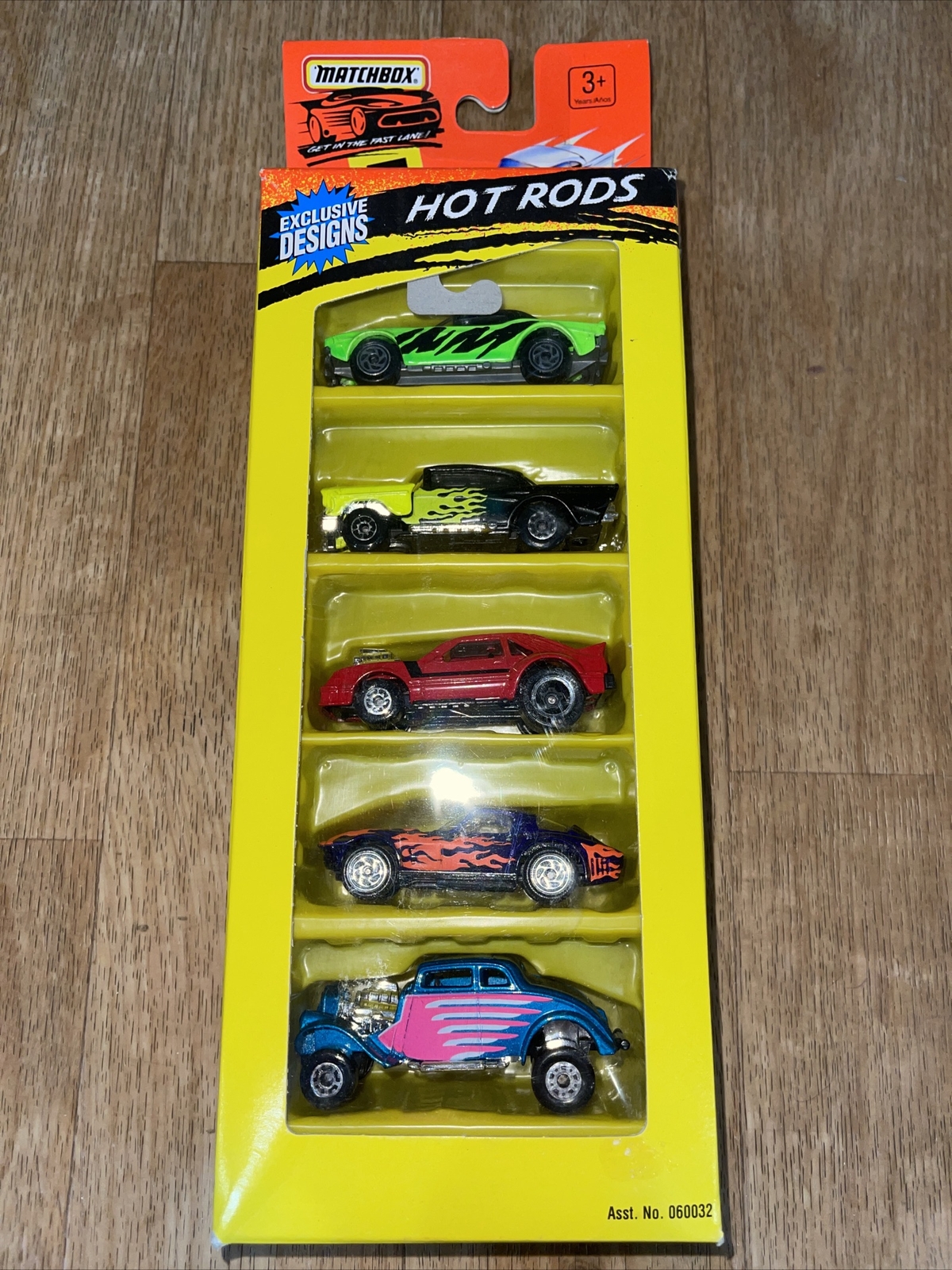 1995 Matchbox Hot Rods 5 Pack Gift Set Stock. No. 060032-7 NEW