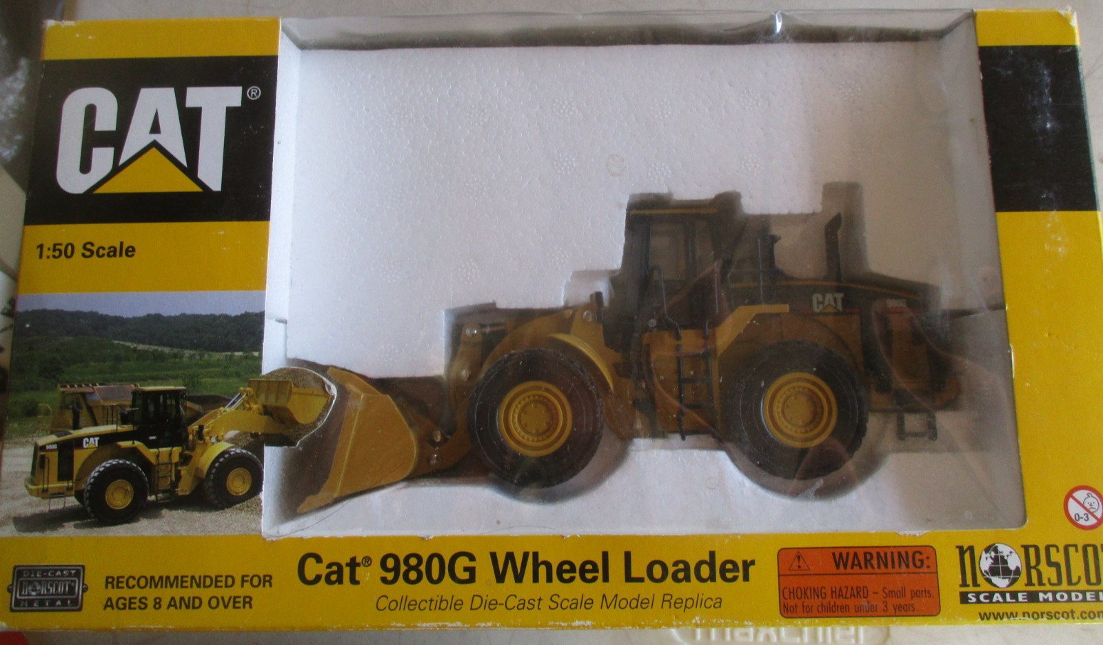 Norscot CAT 1980G WHEEL LOADER 1/50 in box 2003 issue MORE LISTED