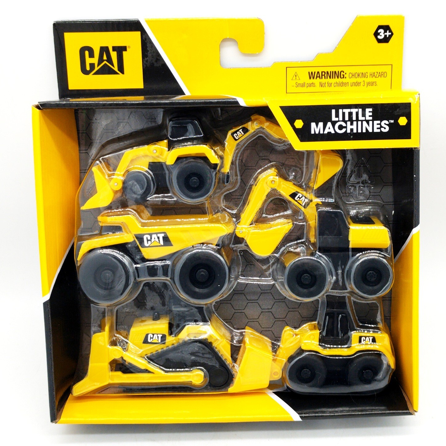 Cat Little Machines 5 Pack Construction Set Grader Excavator Bulldozer Backhoe