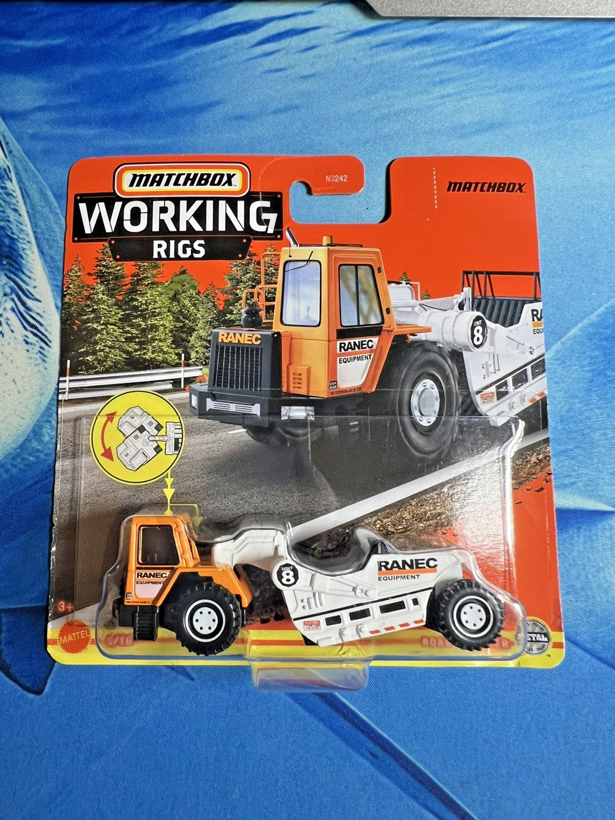 Matchbox 2020 Working Rigs Road Scraper Ranec Equipment – NEW GWG39