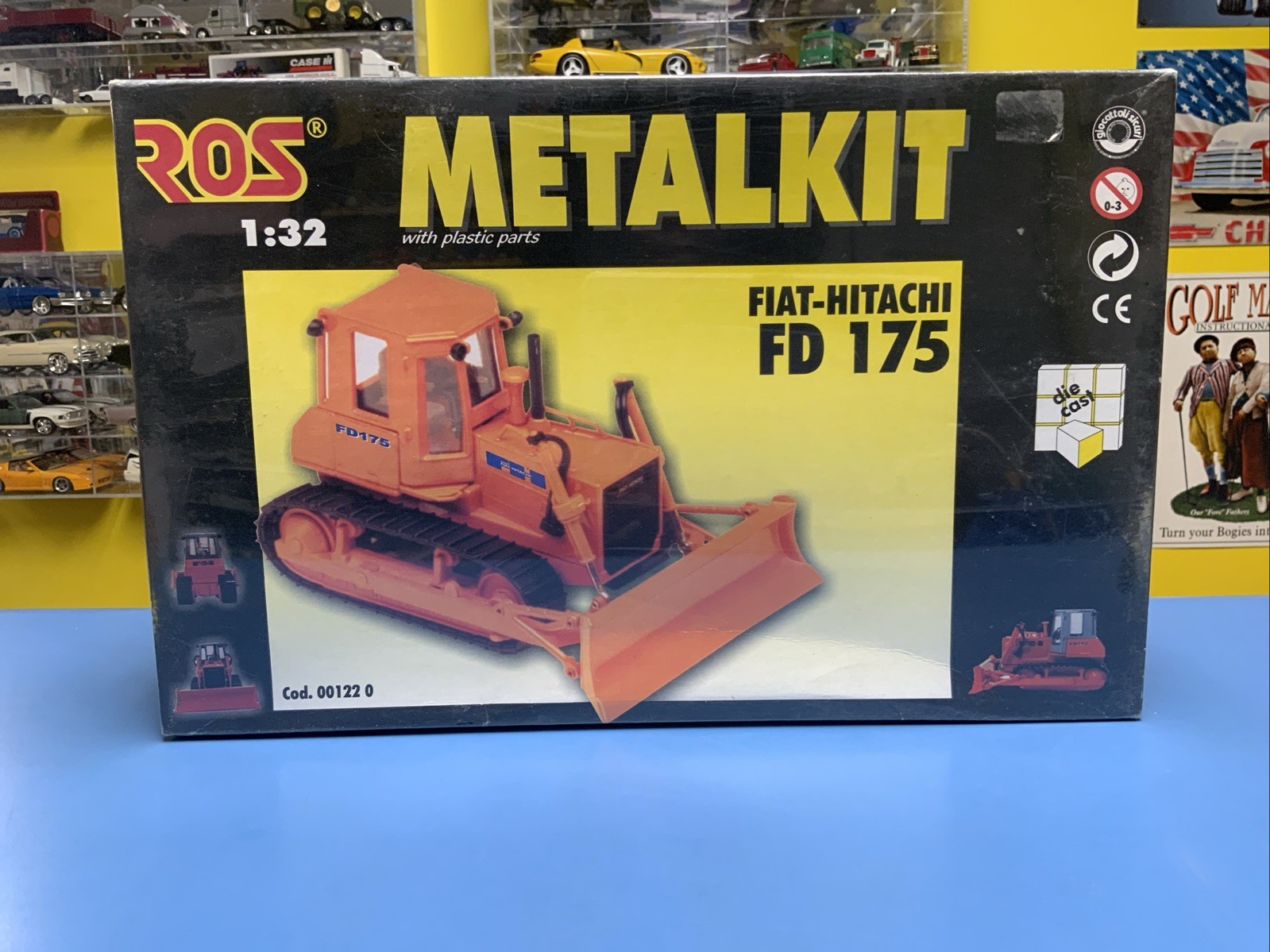 ROS FIAT-HITACHI FD 175 CONSTRUCTION 1:32 SCALE METALKIT COD. 00122 0 NEW