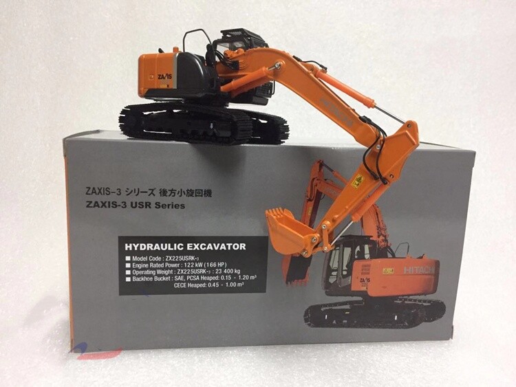 1:50 ZX225USRK-3 Excavator Construction Machine Equipment Diecast Model