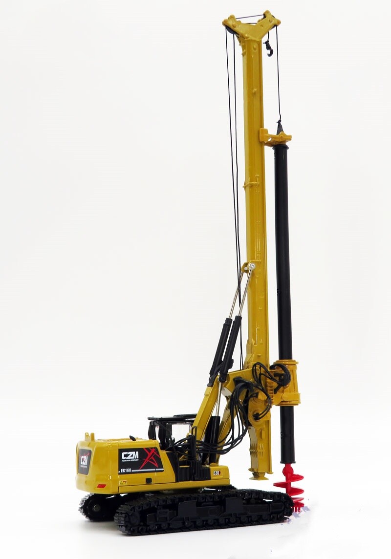1:50 CZM EK160 CYLINDER CROWD DRILLING RIG Construction Machine Diecast Model