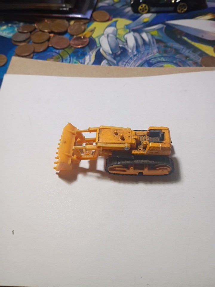 Vintage Zylmex Die Cast Metal Bulldozer P307 Made In Hong Kong