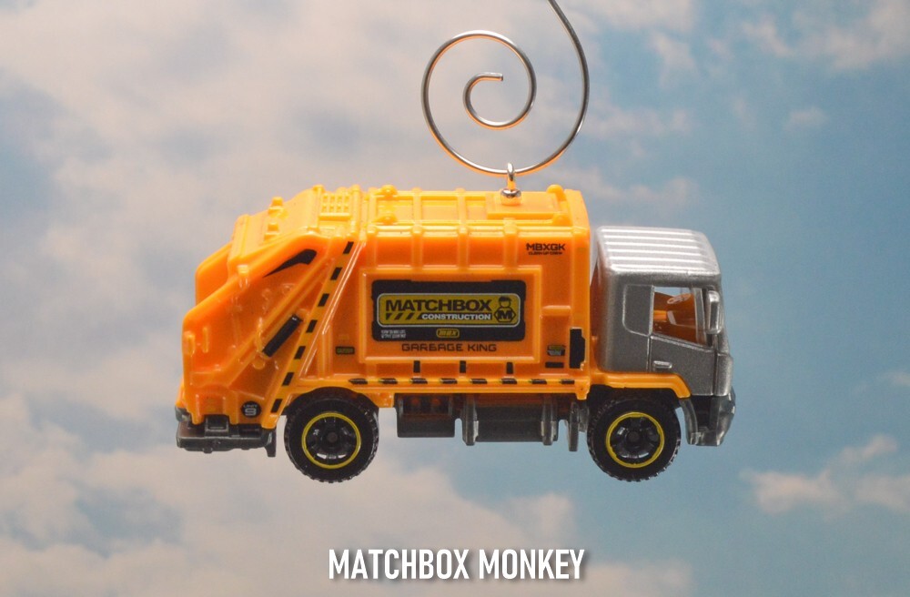 MBX Garbage Trash Refuse Truck Custom Christmas Ornament Waste Management Adorno