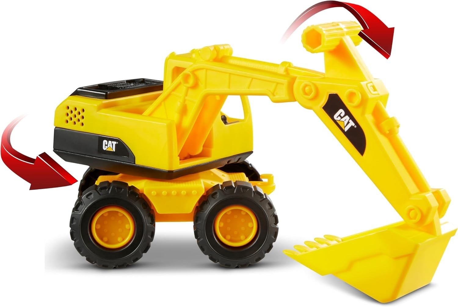 Real Action Cat Construction 10” Excavator – Ideal for Toddlers & Young Builders