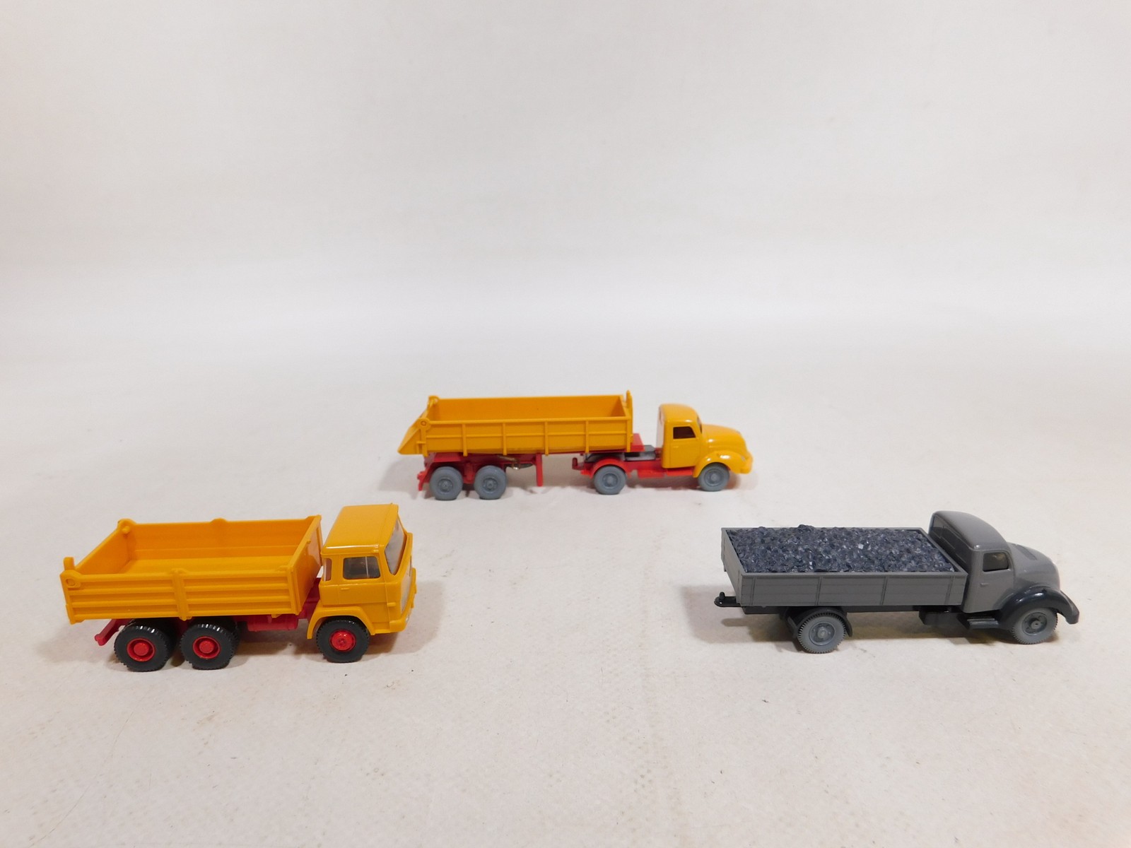 3x Wiking H0 1:87 Model Magirus Truck Dump Truck Dump Truck etc Mint #
