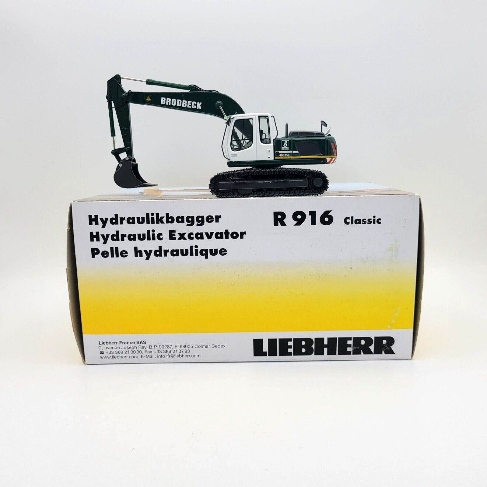 NZG 891 LIEBHERR R 916 Classic Excavator BRODECK 1:50 Diecast Limited Edition
