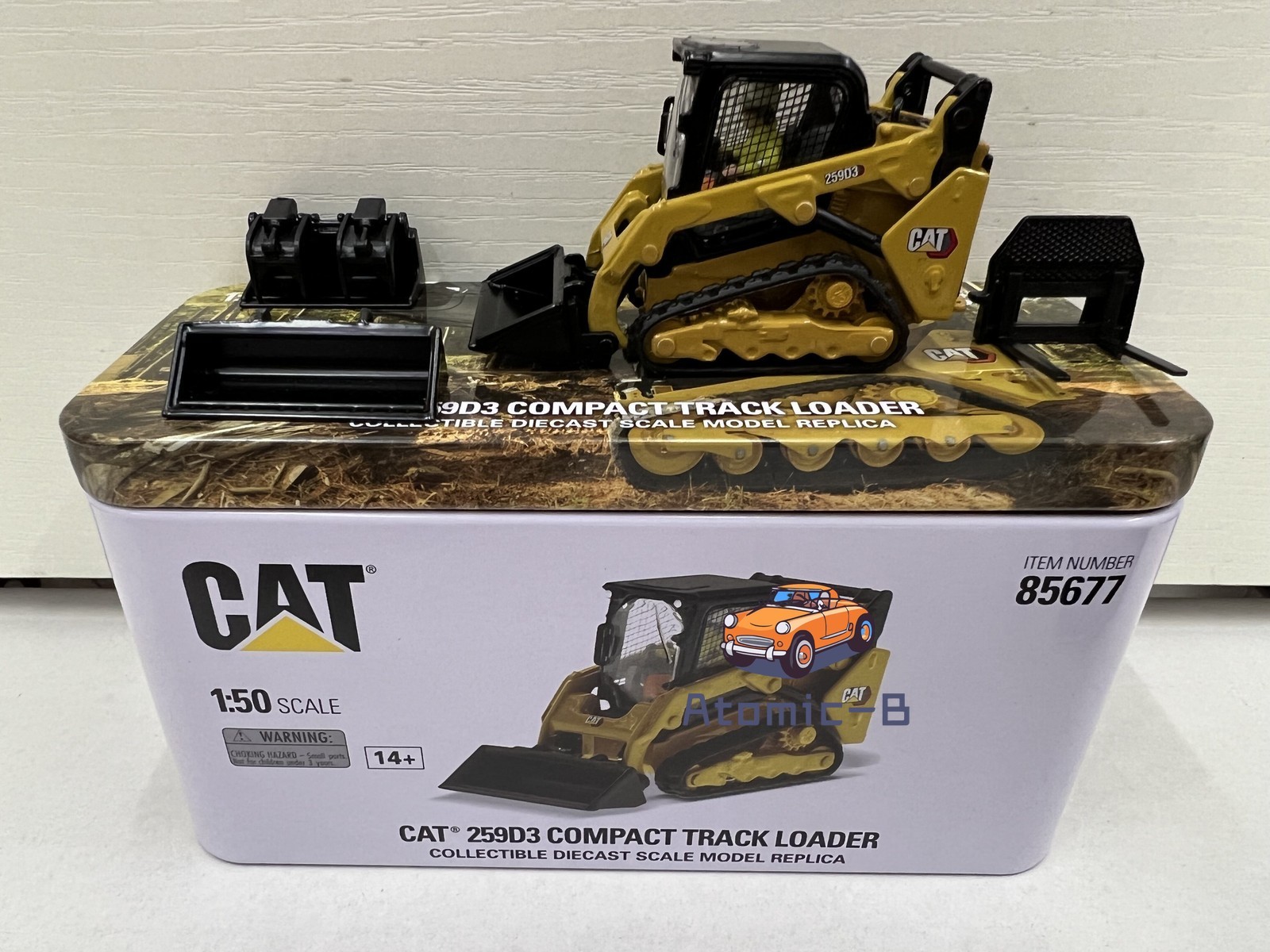 DM 1:50 CAT 259D3 Caterpillar Compact Track Loader Alloy Model 85677