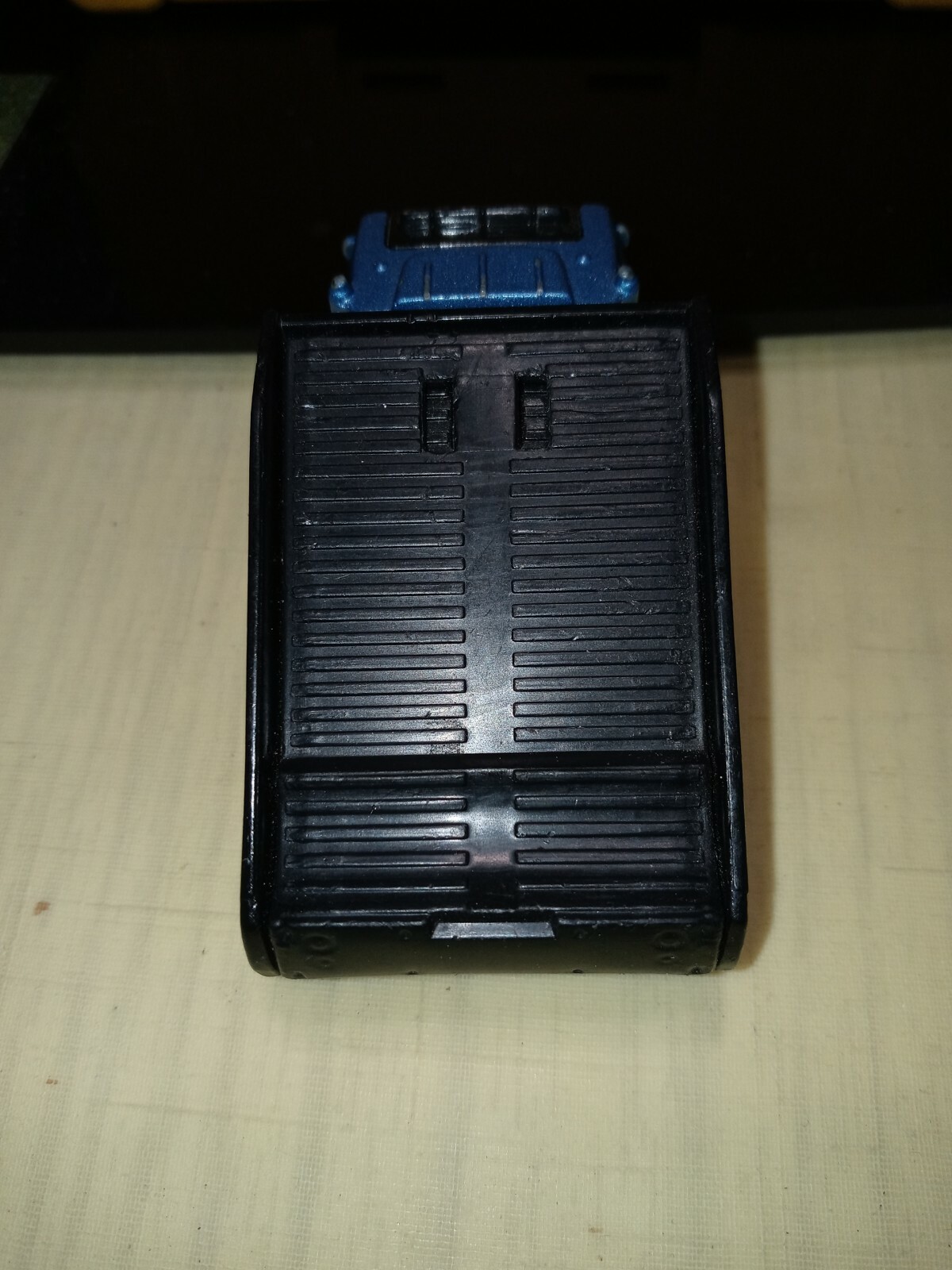 Matchbox Car Carrier Rollback, Public Works, Blue, loose, 1/64