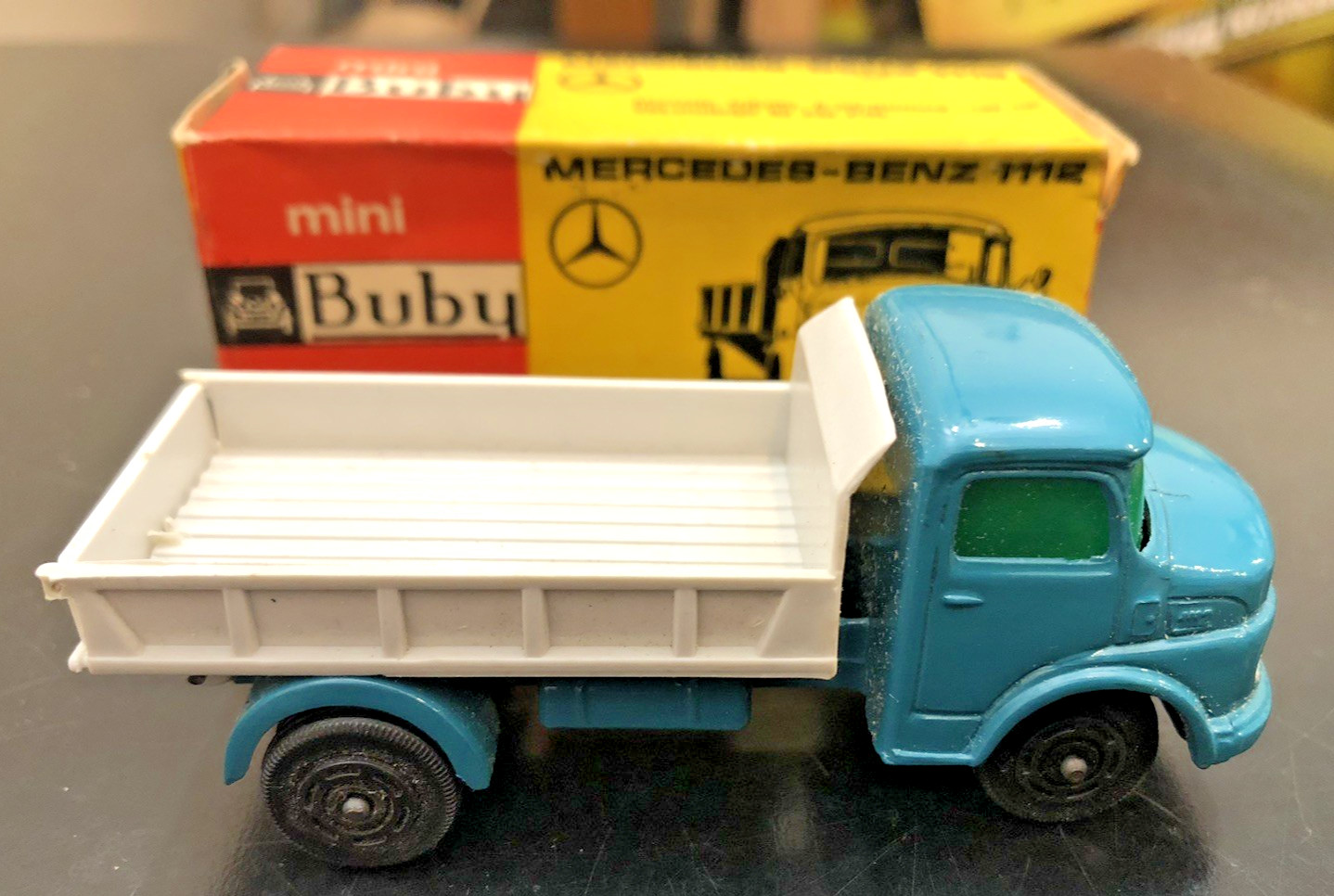 Mini Buby #10 Mercedes-Benz 1112 Truck Toy Model Argentina Vintage Rare