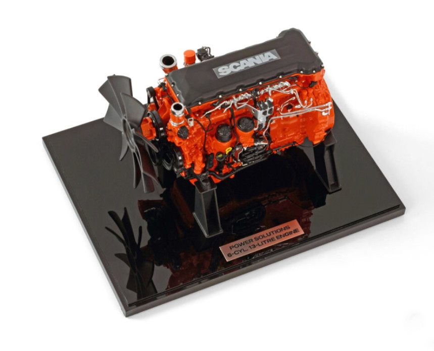 1:12 WSI SCANIA Diesel Engine L6 Construction Equipment Machine Diecast Model