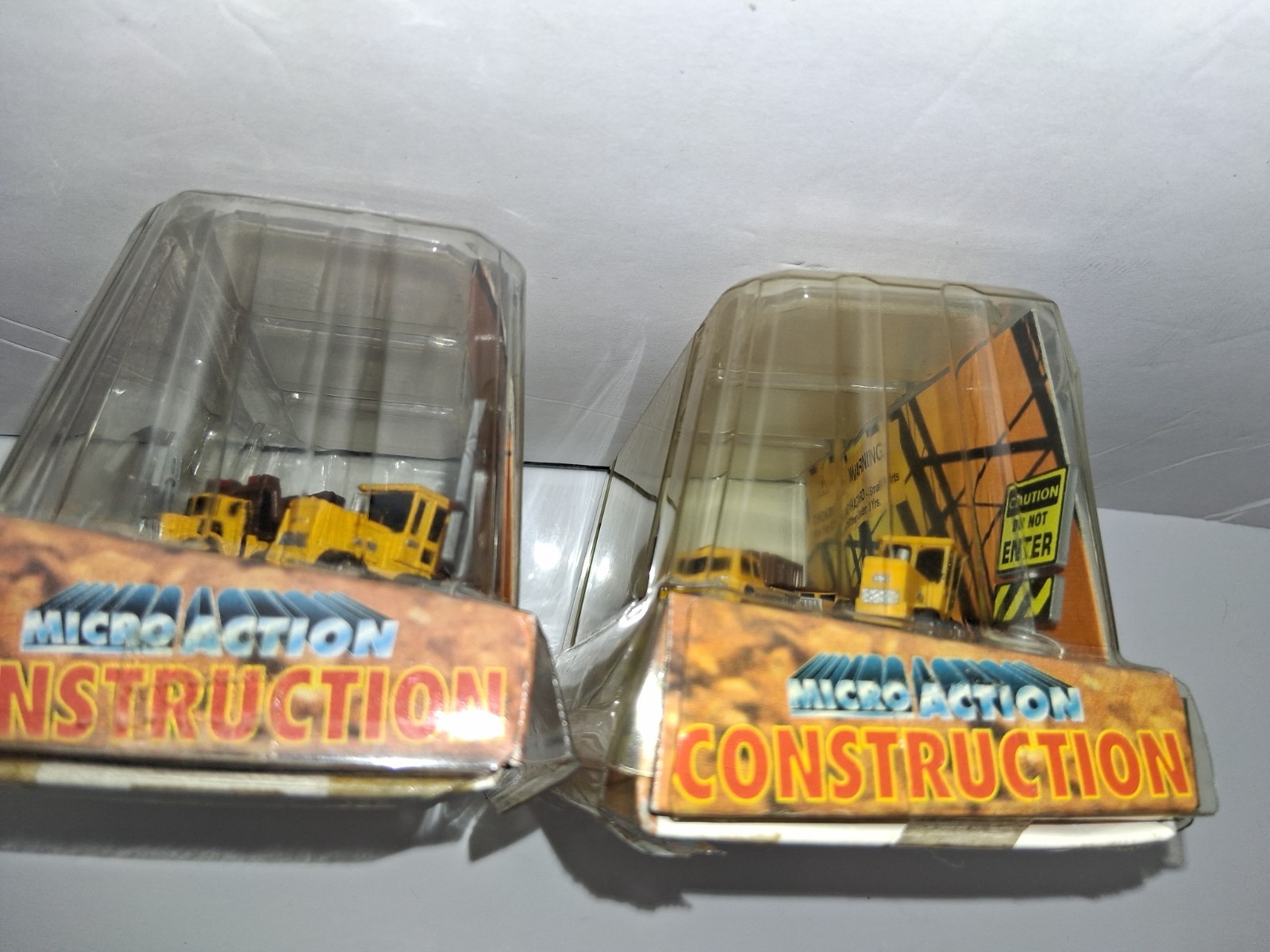 VTG Micro Construction Trucks Diecast With Original Package Lot Of (2) 5Packs