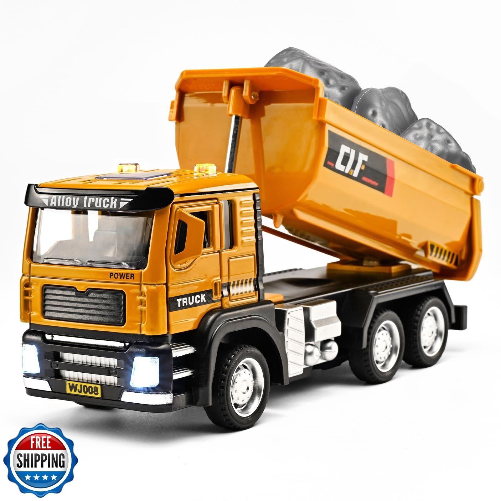 NOVAFUSION Dump Truck Toys for Boys 3-5 Year Old,Dump Truck Toy M