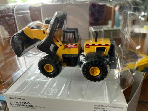 2001 TONKA MIGHTY 758 CRANE 4″ DIECAST CONSTRUCTION VEHICLE #762914 –
