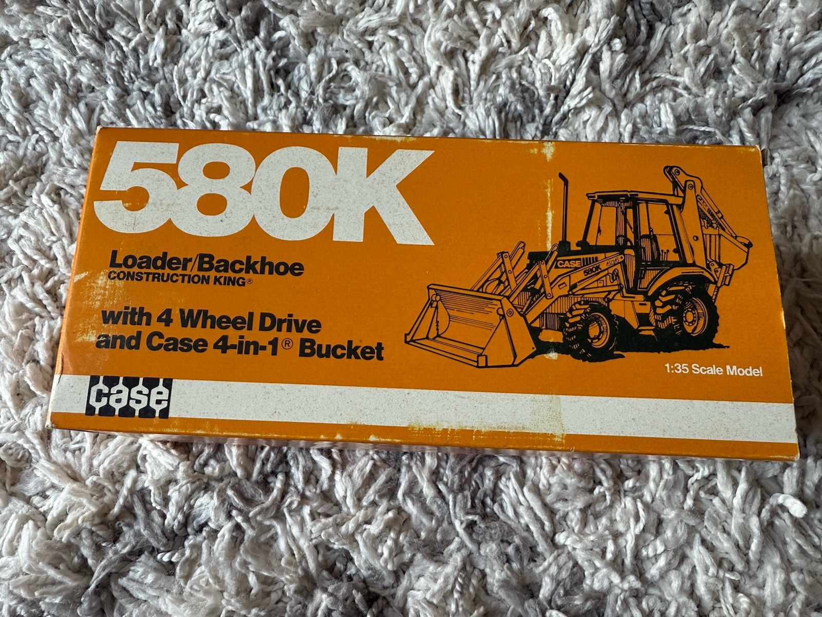 Rare! 1:35 Scale Case 580K Backhoe Loader – CONEXPO 87