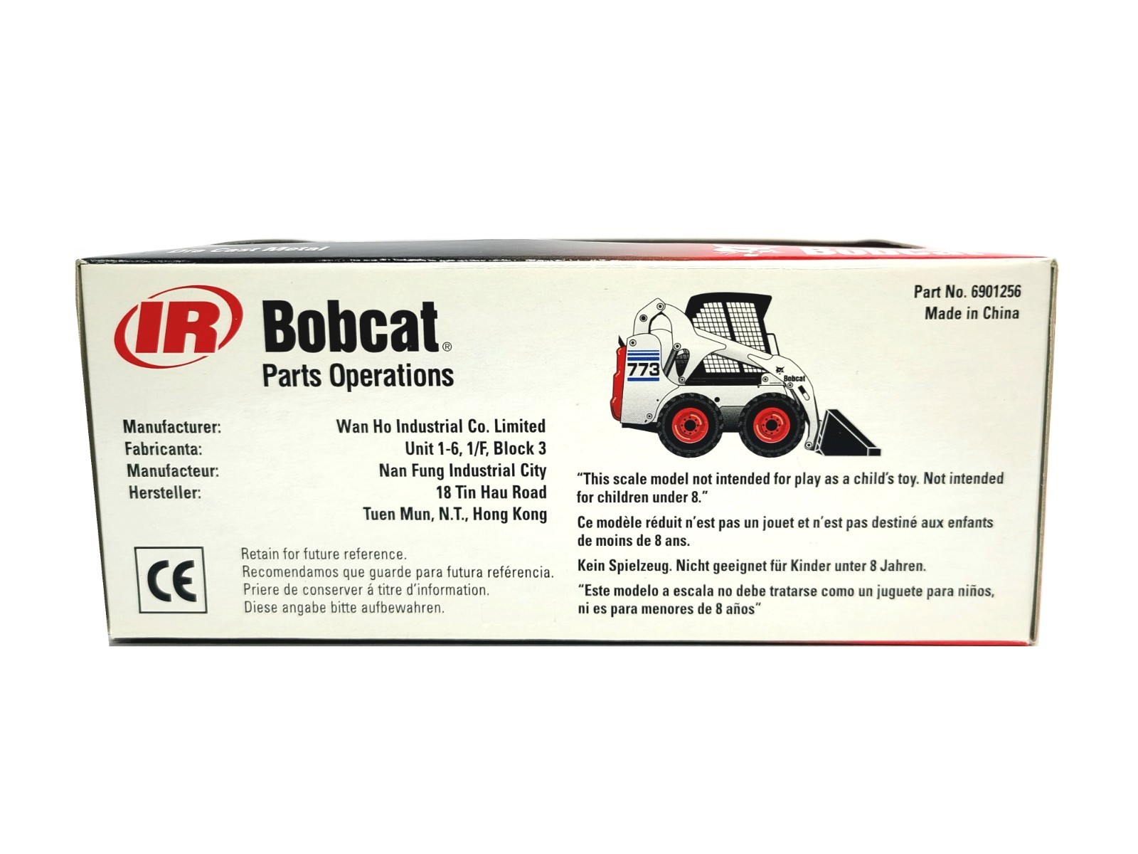 Bobcat 773 Skid-Steer Loader – Wan Ho 1:25 Scale Diecast Model #6901256 New