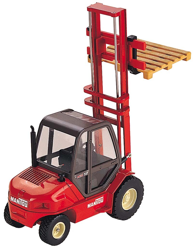Joal 200 Manitou MS150 Heavy-duty Forklift w/Pallet 1/25 Die-cast MIB