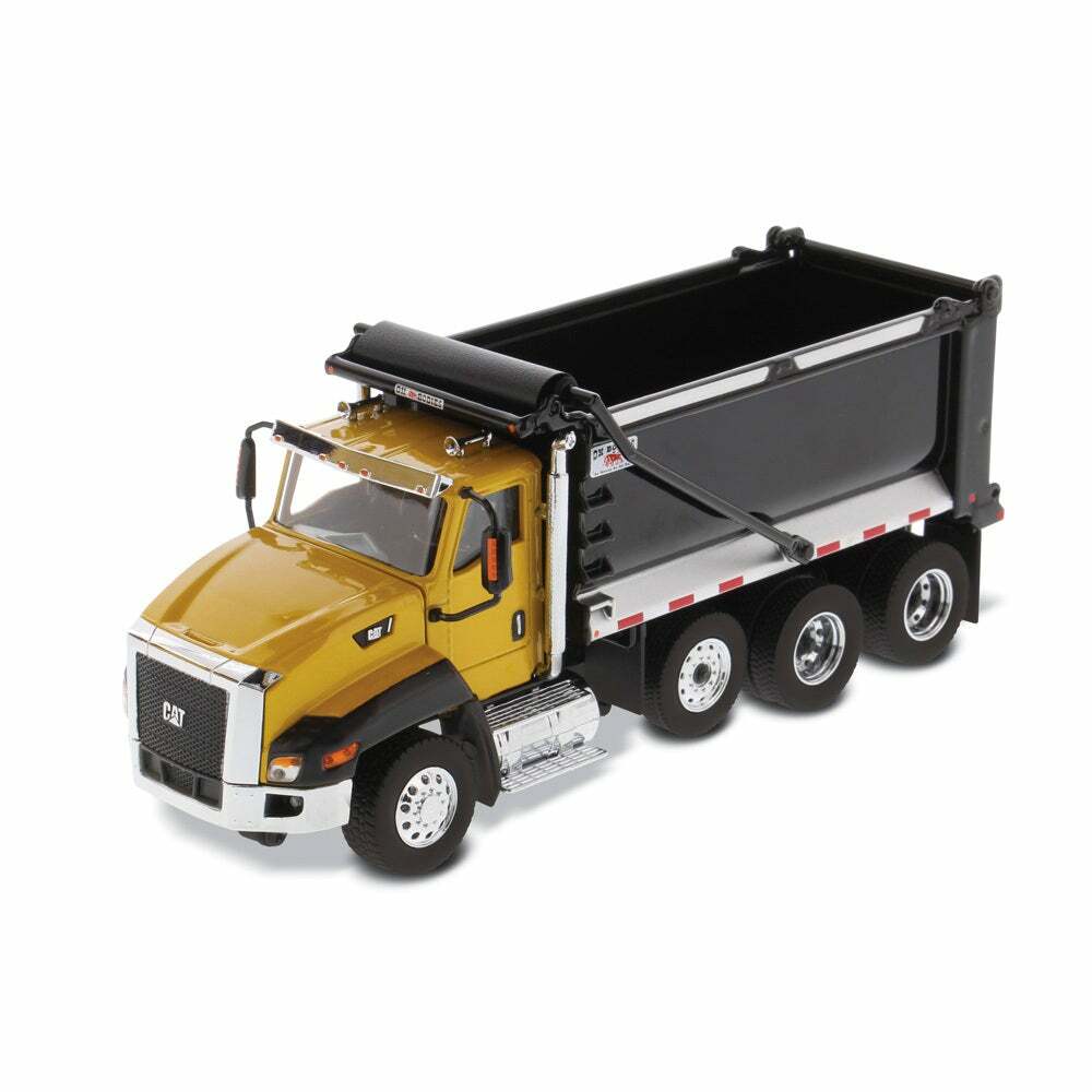 DAMGED BOX CAT CT660 SBFA OX Bodies Dump Truck 1:50 Scale- Diecast Masters 85668