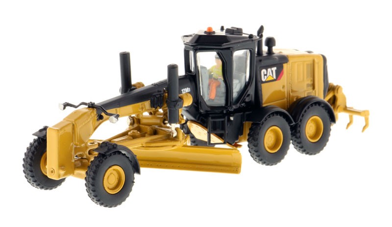 DIECAST MASTERS – CATERPILLAR 12M3 Motor Grader with Driver and Metal Box…