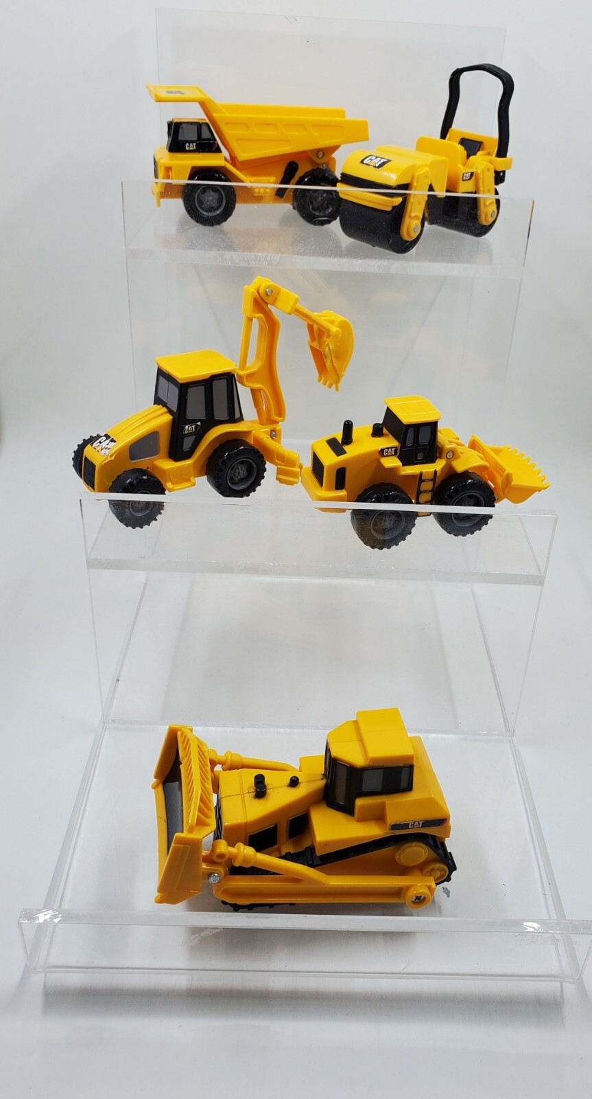 BT1 Lot of 5 Toy State CAT Mini Machines Caterpillar Dump Dozer Loader