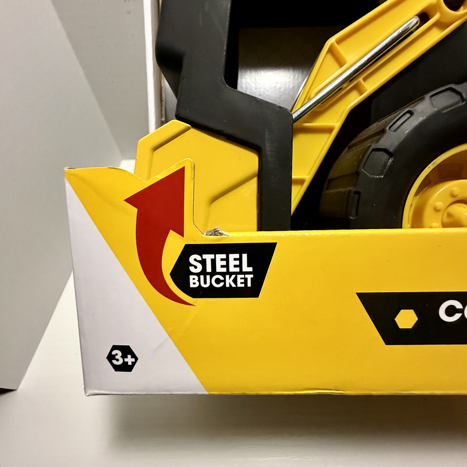 CAT Construction 12″ Wheel Front End Loader Toy Truck Metal Steel MPN 83427