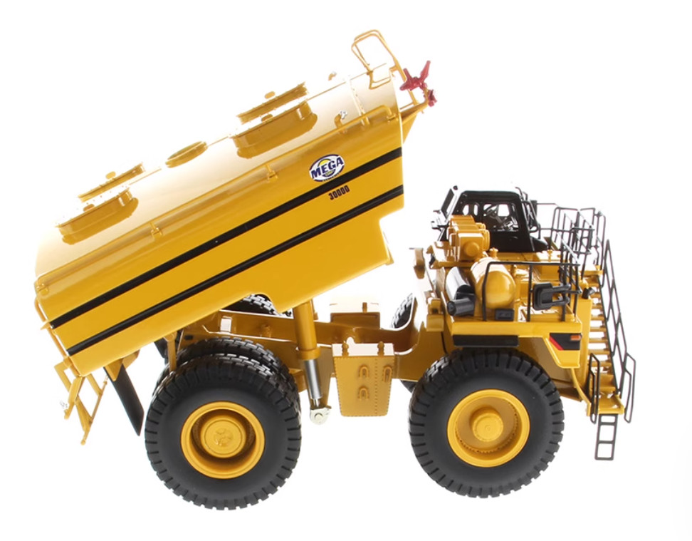 1:50 DM CAT MEGA MWT30 Mining Truck Water Tank Construct Machine Diecast Model