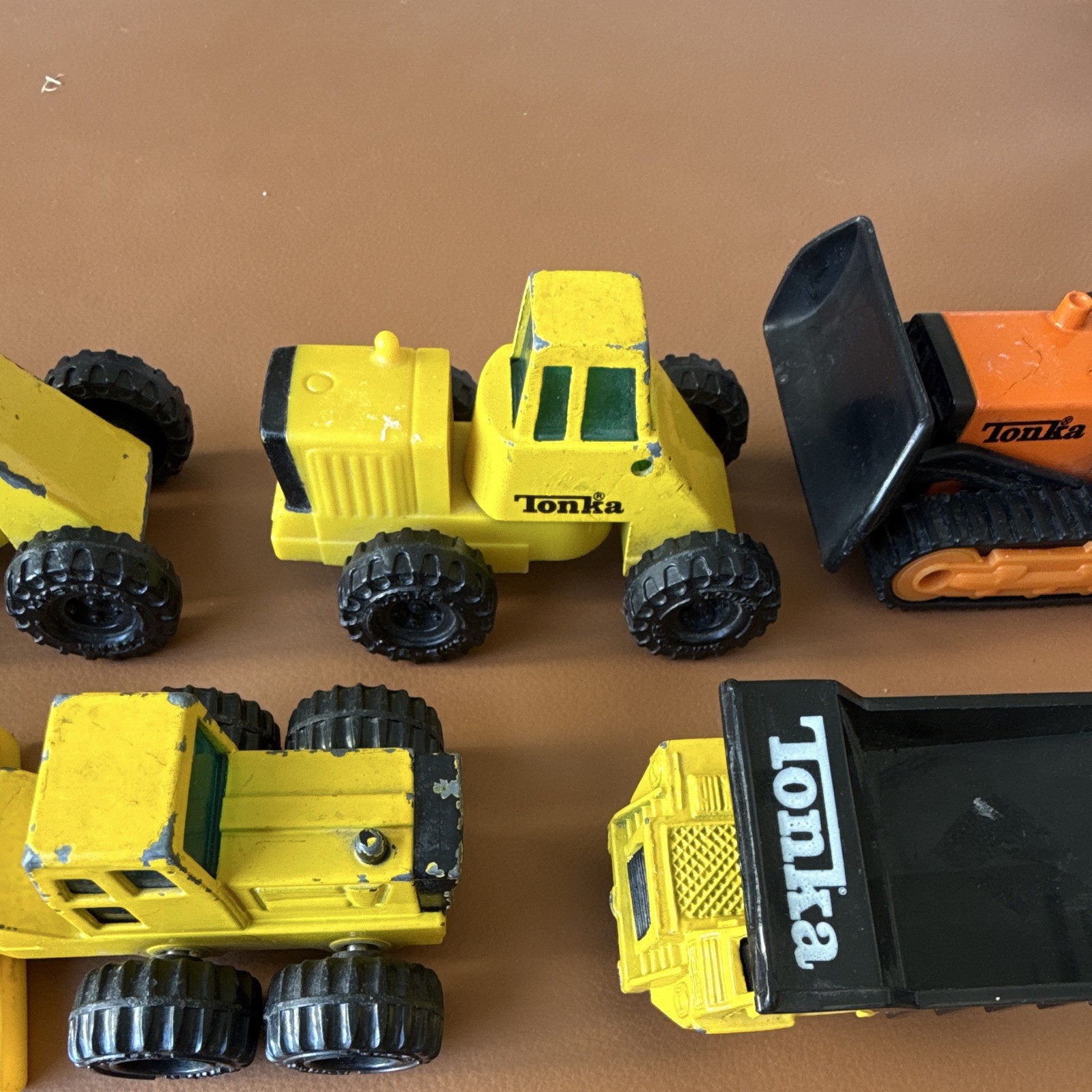 Tonka Mighty Mini Scale Diecast Construction Vehicle Lot Yellow/Black